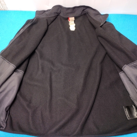 Spyder Men's Black Fleece Jacket Full Zip Embroidered Logo Size XXL - Picture 9 of 12